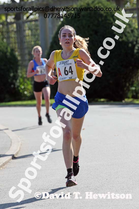 Womens under-17s, Northern Road Relays, Blackpool. Photo: David T. Hewitson/Sports for All Pics